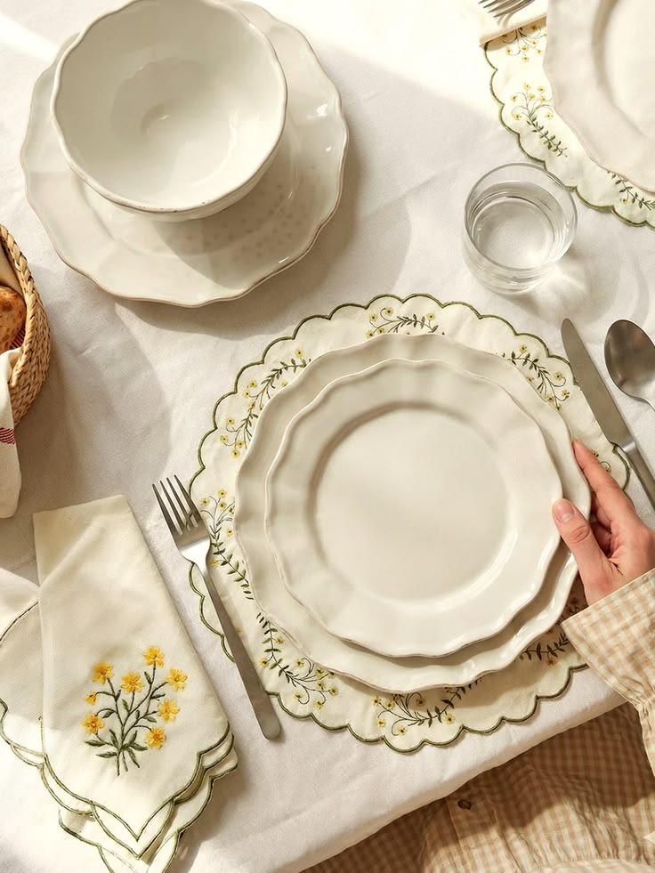Thoughtful table setting for everyday meals