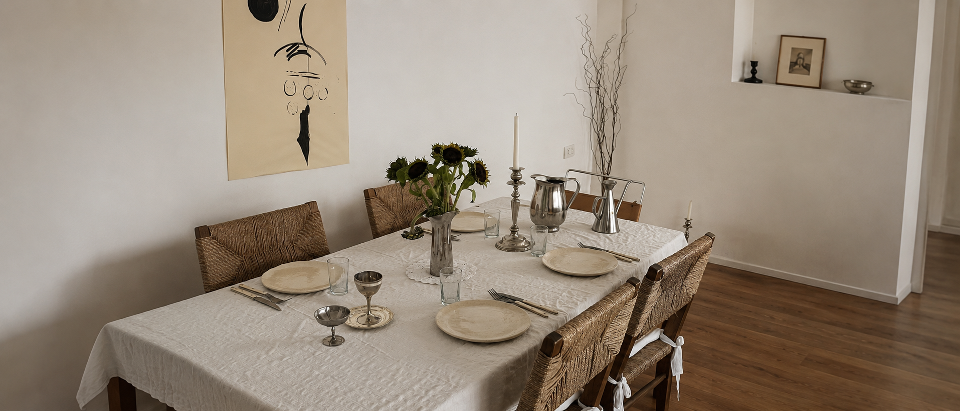 Relaxed everyday dining moment